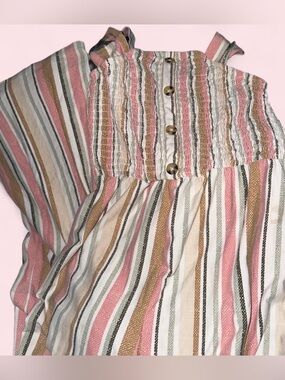 No Boundaries Multicolor Striped Jumpsuit